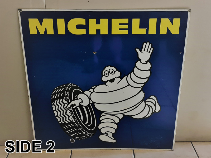MICHELIN Enamel Sign Double-Sided 80x80cm | Anvils South Africa
